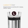 simplehuman Code L Custom Fit Drawstring Trash Bags in Dispenser Packs, 20 Count, 18 Liter / 4.7 Gallon, White