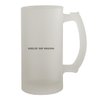 Knick Knack Gifts Muscles And Mascara - 16oz Frosted Beer Stein, Frosted