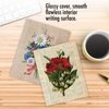The Best Card Company 10 Assorted Thank You Notecards Bulk Box Set 4 x 5.12 Inch with Envelopes (10 Designs, 1 Each) Flower Press M6454TYG