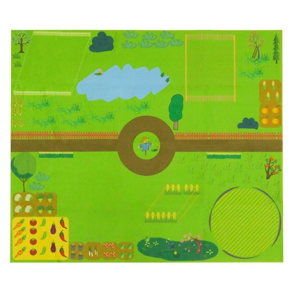 Variety4all Premium Learning Educational Playmat, Holiday Birthday Gift for Toddler Kid 3 4 5 6 Years Old Boys and Girls (Farm)