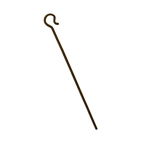 Nicky Bigs Novelties 59 inch Tall Shepherds Hook Costume Prop - 6 Piece Lightweight Hollow Adjustable Props - Sheep Crook Stick Halloween Costume Accessory, Brown, 58.9"