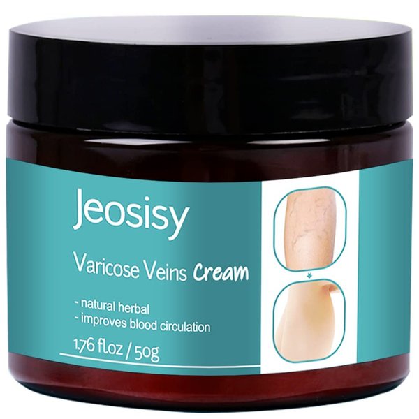 jeosisy Varicose Vein Cream for Legs - Varicose Veins Cream, Varicose & Spider Veins Soothing Leg Cream for Women Men