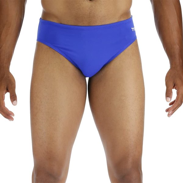 TYR Men's Durafast Elite Solid Racer Swim Suit (Royal, 26)