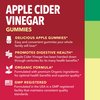 Organic Apple Cider Vinegar Gummies - ACV Gummies to Support Digestive Health and Gut Flora for Digestion - Natural Apple Flavor - 60 Organic, Vegan, and Non-GMO Apple Cider Vinegar Gummies