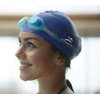 Nutravicity Swim Cap Silicone for Long Hair Swimming Caps for Women & Men (Blue)
