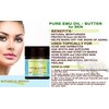PURE EMU OIL- BUTTER. 100% Natural - RAW - VIRGIN - UNREFINED.for FACE, BODY, HANDS, FEET, NAILS & HAIR and LIP CARE. (8 Fl. oz. - 240 ml.)