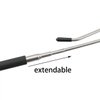 Ruiwaer 2PCS Silver Stainless Steel Puppet Arm Control Rod Rubber Sleeve Puppet Rods Metal Puppet Hand Stick Accessories Metal Rod Puppet Accessories for Puppet Arm or Full Body