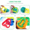 Oun Nana Dough Tools Play Dough Cutters, Various Shapes Include of Letters, Numbers, Symbols (47 PCS)
