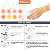 100PCS Boho First Trip Around The Sun Temporary Tattoos Themed Birthday Party Decorations Favors Supplies Decor Hello Sunshine Sunset Stickers Cute Gifts for Game Kids Boys Girls Class Prizes Carnival