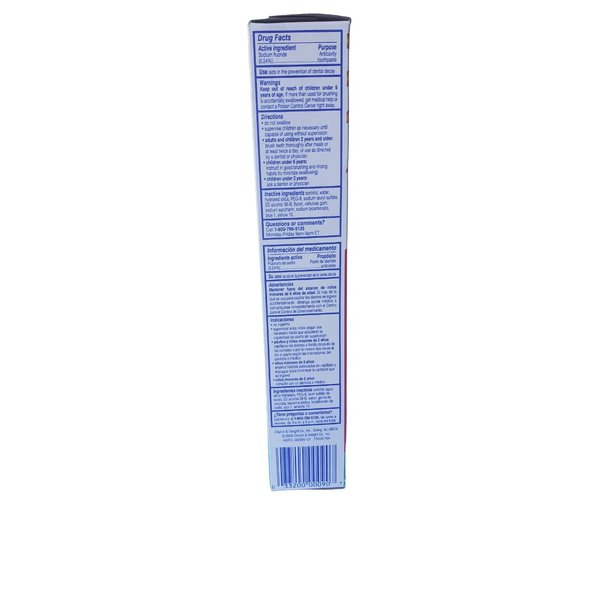 Aim Toothpaste Gel Whitening Toothpaste With Baking Soda, Fresh Mint, 5.5 oz (Pack of 4)