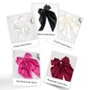 Cream Large Bows for Girls Hair Bows for Women,Long Satin Bows for Hair Bows for Girls 1 Pcs