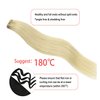Platinum Blonde Tape In Human Hair Extensions Real Human Hair 18inch 40g 20pcs Remy Human Hair Extensions.