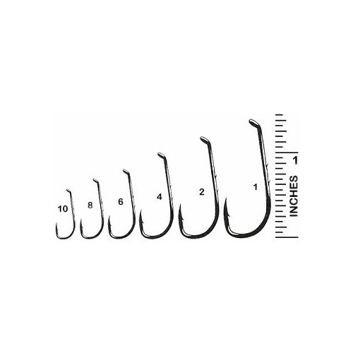 Gamakatsu 05607 Bait Holder Snelled Hooks (10 Pack), Size 6, Bronze