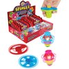 Light Up Spinning Tops and Flying Saucer Disc, 12 Individually Wrapped Sets, 36 PCs, UFO Spinner Toys with Flashing LED Lights, Prefilled Party Favor Bags for Kids Birthday Goodie Bag Fillers