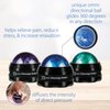 Core Products Omni Massage Ball Manual Roller Massager for Self Massage Therapy Tool, Black Cap - Blue