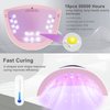UV LED Nail Lamp, LKE LED Nail Lamp 72W UV Light for Nails with 3 Timer Setting & LCD Touch Display Screen Nail Lamp Nail Dryer