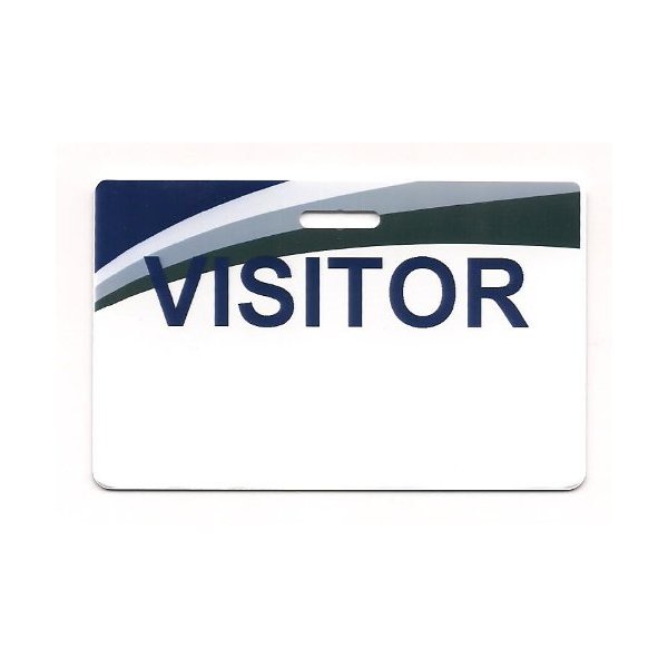 10- Reusable/Rewritable Custom Visitors Badges (10 pieces)