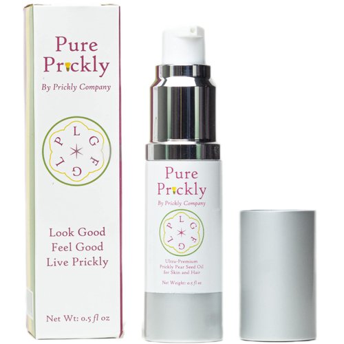 Prickly Company Pure Prickly Prickly Pear Seed Oil - 100% Organic, Cold Pressed, Ultra-Premium Pump Bottle. Revitalize Dry Skin, Cracked Knuckles, Cracked Lips, Tattoos and More!