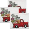 Farmers Market Truck Set of 3 Each Swedish Dishcloths | ECO Friendly Absorbent Cleaning Cloth | Reusable Cleaning Wipes