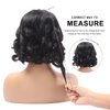 Glueless Wigs Human Hair Short Bob Wig Body Wave HD Lace Front Wigs for Black Women Wear and Go Pre Plucked 4x4 Lace Closure Wigs Brazilian Virgin Hair Natural Black Color 14inch (Full and soft)