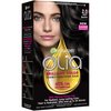 Garnier Olia Ammonia Free Permanent Hair Color, 100% Gray Coverage (Packaging May Vary), 2.0 Soft Black Hair Dye, Pack of 1