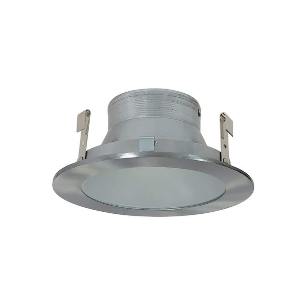 Nora Lighting NL-426N Frosted Flat Lens With Natural Metal Trim