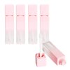 5 Pcs 8ML Pink Ombre Effect Lip Gloss Tube with Screw Lid Empty Refillable Lip Tube Makeup Pipe Lip Plastic Lip Balm Tube DIY Cosmetic Container Jar Pot for Lip Gloss Beauty Lip (8ml/0.27oz)