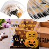 300 Pcs Christmas Self-Adhesive Candy Bag Cookie Bag with Snowflake Elk Sock Pattern for Party Supplies Decoration…