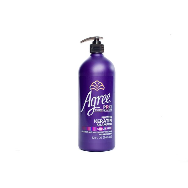 Agree Keratin Shampoo, Color Safe and Paraben Free, 32 oz