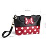 yiwoo 2 Pack Cartoon Leather Travel Makeup Handbag, Cute Portable Cosmetic Bag Toiletry Pouch for Women Teen Girls Kids(Black)