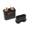 QS8 Connector DGZZI Black High Current Antispark Battery Connector QS8-S Male Gold Plating Plug for RC Car Plant Agriculture Drone,QS8-S Male Plug