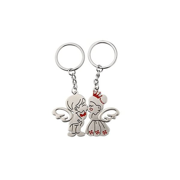 Click Down Angel Cute Couple Keychain Love Keychain Key Ring