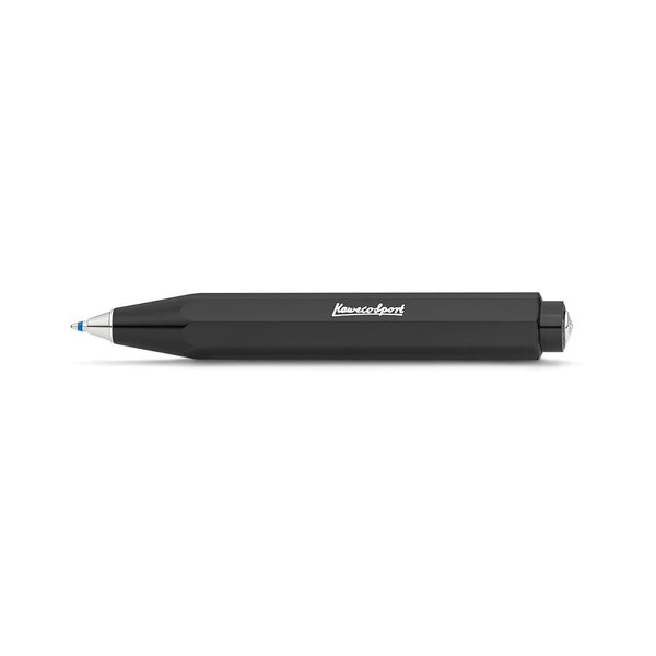 KAWECO SSBP-BK Ballpoint Pen, Oil-based, Skyline, Sports, Black, Genuine Imported
