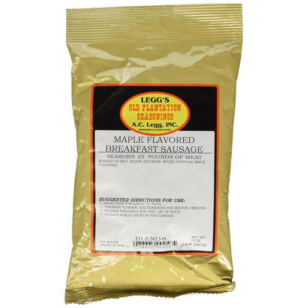A.C. Legg Maple Flavored Breakfast Sausage