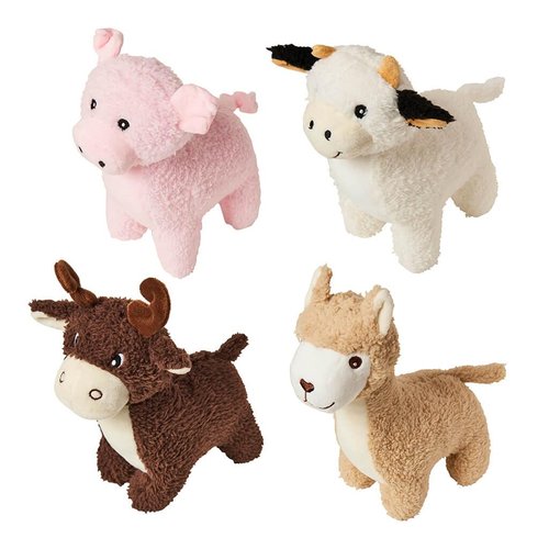 Ethical Pet Products 68054708: Love The Earth Dog Toy, Farm Animals, Assorted 9In