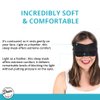 Wild Essentials Sweet Dreams Contoured Sleep Mask Kit with Travel Pouch and Earplugs Set ~ Red