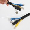 Bates- Cable Sleeves, 1/2 inch 10ft Long, Split Sleeve Wire Loom Tubing, Cable Management Sleeve, Cable Wrap, Wire Wrap, Wire Sleeves Cable Management, Cord Sleeves for Cables, Pet Cord Protector