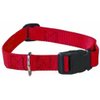 Zack & Zoey RED Dog Collar Bulk LOT Packs 4 Sizes Nylon Litter Band Puppy Rescue Shelter(XSmall - 6 to 10 Inch 5 Collars)