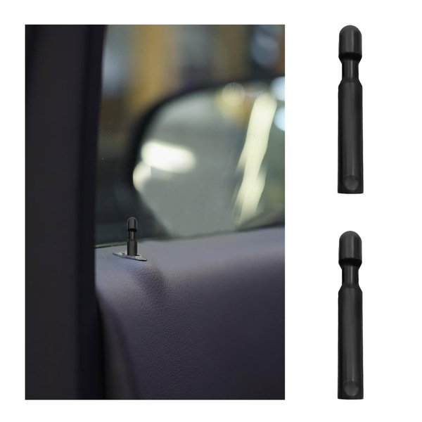 Suvnie 2 PCS Car Door Lock Knobs, Auto Interior Door Lock Pull Knob Control Post Pin Replacement Compatible with F-150, OEM Number FODZ-5421850-A, Vehicle Part Replace Accessories