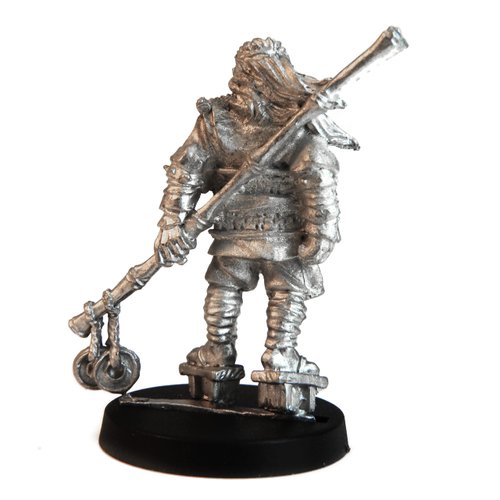 Stonehaven Human Monk Miniature Figure (for 28mm Scale Table Top War Games) - Made in US