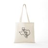 CafePress Austin Texas Tote Bag Natural Canvas Tote Bag, Reusable Shopping Bag