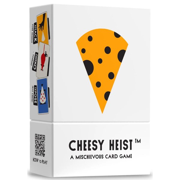 Nutt Heads Cheesy Heist Card Game for Kids! A Mischievous and Sabotage Card Game of Cheese, Cats, and Mice – Family Friendly Party Game Night for Teens & Kids Ages 7+   