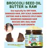 Botanical Beauty BROCCOLI OIL BUTTER 100% Pure Natural VIRGIN UNREFINED Cold-Pressed 4 Fl oz 120 ml for Face, Skin, Body, Hair, Lip, Nails. Rich in Vitamin C, Vitamin E, Omega 3, Omega 6