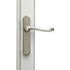 Wright Products - Castellan Surface Lever Mount Latch with Deadbolt for Screen and Storm Doors, Satin Nickel - Pack of 2