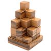 BSIRI Soma Puzzle Cube Wooden Toy Brain Teaser Desk Board Games Adults Master Block Christmas Mind Magic Kids Benders Wood Hand Cube Family Teens Boy Classic