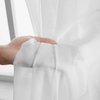 HLC.ME White Sheer Curtains 108 Inches Long - Voile Extra Long Window Treatment Rod Pocket Curtain Panels for Bedroom and Living Room (54 x 108 inches Long, Set of 2)