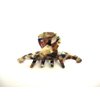 Medium/small multi colored marbled hair claw clip for fine, thin hair