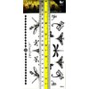 PARITA Tattoos Temporary Chain Necklace Vine Dragonfly Butterfly Garden Tattoo Fake Stickers Cartoon Tattoo Art Fashion Fantasy Fun Party Waterproof Removable for Kids Teens Adults (1 Sheet.) (15)