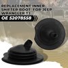 VIKOS Products Inner Shifter Boot for Jeep Wrangler TJ - Compatible with 1997-2004 Wrangler TJ and 2004 Wrangler Unlimited LJ - Replaces OE 52078558 - Part Number 18886.95