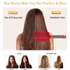 KTKUDY Detangling Hair Brush - Boar Bristle & Tangle-Free Design for Kids, Women, and Men - Perfect for Wet and Dry Hair - Smooth, Magical Pain-Free Styling (Red)